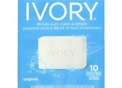 Ivory Gentle Bar Soap, 99.44% Pure, Mild Body Cleanser, Original Scent, 4 Ounce, 10 Count (Pack Of 3)