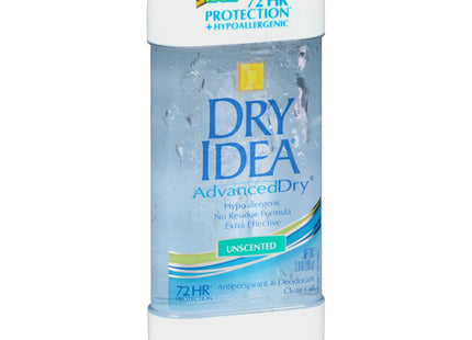 Dry Idea Advanced Antiperspirant Deodorant Gel, Hypo-Allergenic, Unscented, Clear Gel, All Day Protection, 3 Ounce (Pack Of 2)