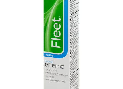 Fleet Enema, Fast Effective Constipation Relief, Ready-to-Use Saline Laxative, 4.5 FL Ounce (Pack Of 6)