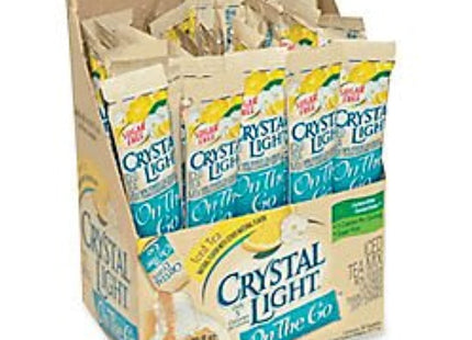 Crystal Light On-the-Go-Iced-Tea-OTG-Mix Lemonade Sticks Powder, Lemonade Flavor, 0.17 oz 30 Count (Pack Of 5)