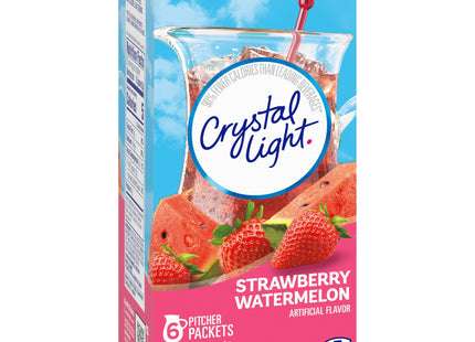 Crystal Light Strawberry Watermelon Drink Mix, (55.7 G) 12-Quart Canister 1.96 Ounce (Pack Of 24)