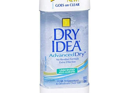 Dry Idea Advanced Antiperspirant Deodorant Gel, Hypo-Allergenic, Unscented, Clear Gel, All Day Protection, 3 Ounce (Pack Of 2)