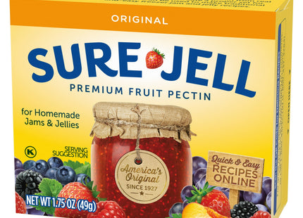 Sure Jell Original Baking & Canning Premium Fruit Pectin, For Homemade Jams & Jellies, 1.75 Ounce (Pack Of 6)