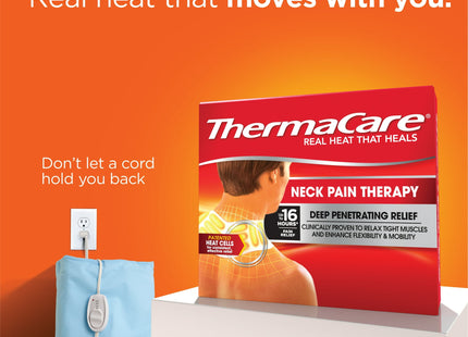 ThermaCare Neck, Shoulder, Wrist, Pain Relief Therapy Patches, Heat Wrap, 3 Count (Pack Of 7)