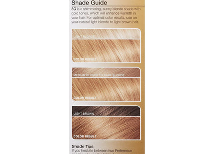 L'Oreal Paris Superior Preference Permanent Hair Color, 8G Golden Blonde (Pack Of 7)