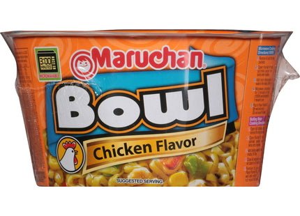 Maruchan Chicken Flavor Ready to Eat Microwaveable Ramen Noodles Bowl with Vegetables, 3.31 Ounce (Pack Of 3)