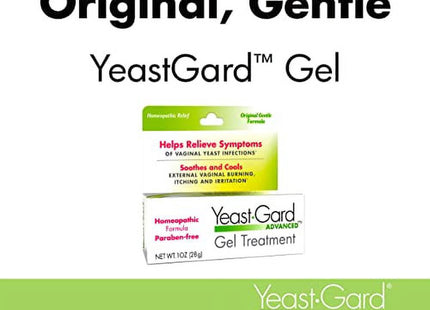 Yeast Gard Homeopathic Gel Homeopathic Gel Treatment, For External Yeast Infection Symptom Relief 1.0 Ounce (Pack Of 24)