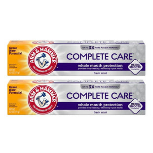 Arm & Hammer Complete Care, Stain Defense Fluoride Anticavity Toothpaste, 6 Ounce (Pack Of 2)