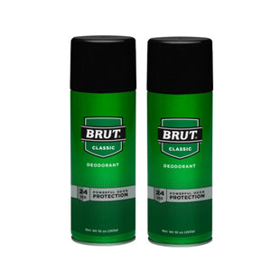 Brut Protection Trimax Original Fragrance Deodorant Spray, Classic Scent, Unisex, 10 Ounce (Pack Of 2)