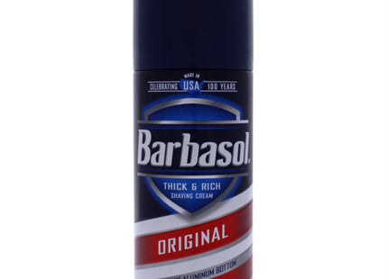 Barbasol Original Thick & Rich Shaving Cream  Rust-Proof Aluminum Bottom  7 oz