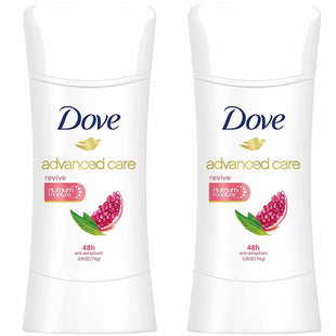 Dove Advanced Care, Antiperspirant Deodorant Stick, Pro-Ceramide, Nutrium Moisture, Revive 2.6 Oz (Pack Of 2)