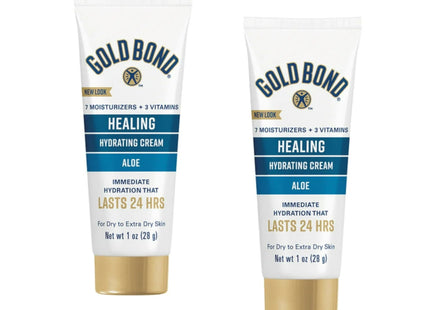 Gold Bond Ultimate Healing Skin Therapy, Hand and Body Lotions, Ultimate Healing Fresh Aloe, Travel Size 1 Ounce (Pack Of 2)