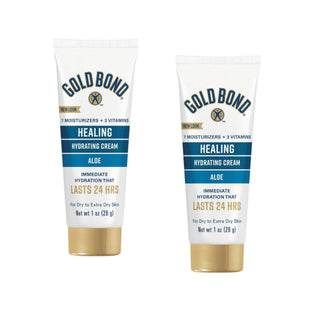 Gold Bond Ultimate Healing Skin Therapy, Hand and Body Lotions, Ultimate Healing Fresh Aloe, Travel Size 1 Ounce (Pack Of 2)