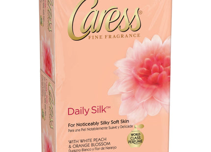 Caress Daily Silk Beauty Bars, White Peach & a Blend of Silk Orange Blossom, 4.25 oz 2 Bar (Pack Of 1)