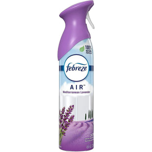 Febreze Air Freshener, 2X Odor-Fighting, Mediterranean Lavender Scent, Aerosol Spray, 8.8 ounce (Pack Of 3)