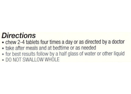 Gaviscon Extra Strength, Antacid Heartburn, Chewable Antacid Tablets, Original Flavor, 100 Count (Pack Of 24)