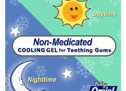 Orajel Baby Daytime & Nighttime Cooling Gels for Teething, Relief of Painful Gums, Drug-Free, Two 0.18oz Tubes (Pack Of 12)