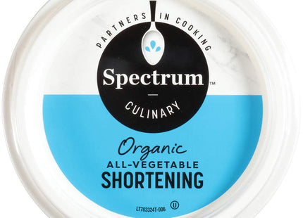 Spectrum Naturals Culinary, Shortening Vegetable, Organic, Gluten-Free, 24 Ounce (Pack Of 4)