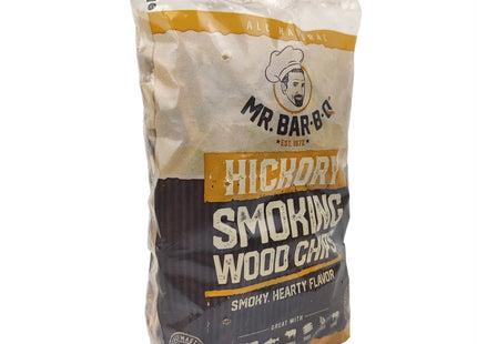 Mr. Bar-B-Q Hickory Wood Smoker Chips Smoky & Fruity Flavor All Natural Hickory Wood Chips, 1.6 Pound Bag  (Pack Of 1)