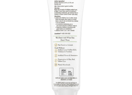 Burt`s Bees Extra White Toothpaste, Fluoride Toothpaste, Natural Flavor, Mountain Mint, 4.7 oz (Pack Of 3)