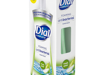 Dial Complete Antibacterial Foaming Hand Wash, Fresh Pear Scented, Pump Bottle 7.5 Fl Ounce (Pack Of 2)