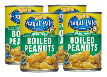 Peanut Patch Margaret Holmes Original Green Boiled Fresh Peanuts, Sugar-Free, 13.5 Ounce Can (Pack Of 4)