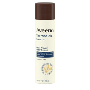 Aveeno Therapeutic Shave Gel with Oat and Vitamin E, 7 Oz (Pack Of 6)