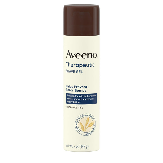 Aveeno Therapeutic Shave Gel with Oat and Vitamin E, 7 Oz (Pack Of 1)