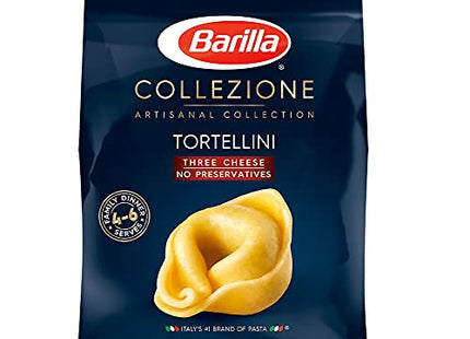 Barilla Classic Three Cheese Tortellini Pasta, Pantry Friendly Dried Tortellini, 12 Ounce (Pack Of 6)