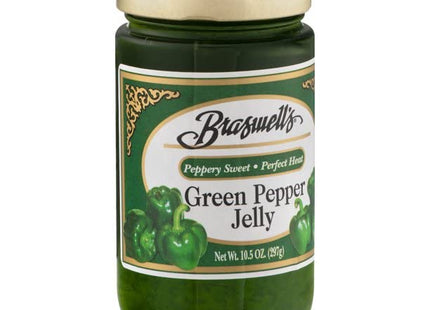 Braswell Country Classic, No cholesterol, All natural Green Pepper Jelly, 10.5 Ounce (Pack Of 12)