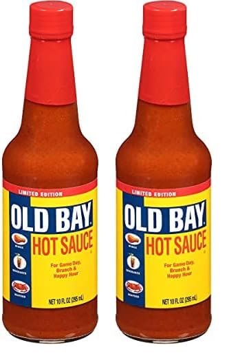 OLD BAY Hot Sauce, Limited Edition, Sauce and Seasoning, Perfect for Tabletop, 5 Ounce (Pack Of 2)