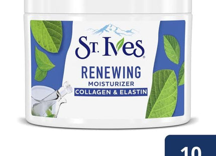 St. Ives Collagen Elastin Face Moisturizer for Dry Skin, Paraben free, Non Comedogenic, 10 Ounce (Pack Of 4)