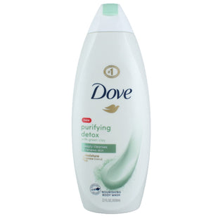 Dove Beauty Purifying Detox Deep Cleanse & Skin Renewal, Green Clay Nourishing, Body Wash 22 Fl Ounce (Pack Of 1)