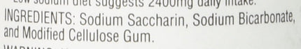 Necta Sweet 1-Grain Saccharin Tablets, Zero-Calorie Sugar Substitutes Tablet, 1000 Count Bottle (Pack Of 24)