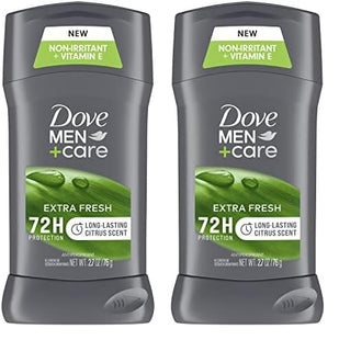 Dove Men+Care Non-irritant Antiperspirant & Deodorant Stick, Extra Fresh, 2.7 Ounce (Pack Of 2)