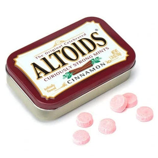 Altoids Curiously Strong Mints, Cinnamon Breath Mints Strong, Tins Pack, 1.76 ounce (Pack Of 2)