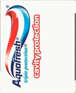 Aquafresh Cavity Triple Protection Fluoride Toothpaste, strong teeth & fresh breath, Cool Mint, 5.6 Ounce (Pack Of 20)