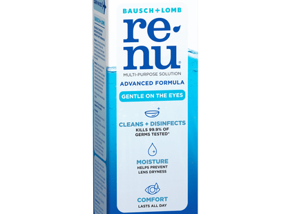 Renu MultiPlus Advanced Formula, Contact Lens Solution, Travel Pack, 2 Fl Oz (Pack Of 6)