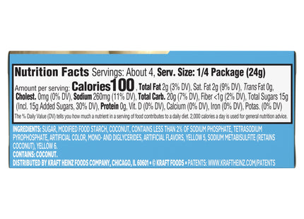 Jell-O Coconut Cream, Artificially Flavored, Instant Pudding & Pie Filling Mix, No Artificial Sweeteners, 3.4 Ounce (Pack Of 4)