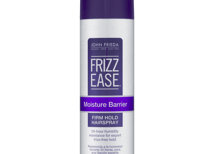 John Frieda Anti Frizz, Moisture Barrier, Firm Hold Anti Frizz Hairspray, Unscented, 12 Fl Ounce (Pack Of 1)