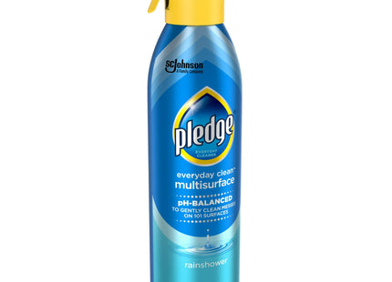 Pledge Everyday Clean Multi surface Cleaner, Aerosol Spray, Glade Rain Shower, 9.7 Ounce (Pack Of 11)