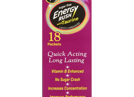 4C Energy Rush with Taurine Variety Pack Drink Mix 0.26oz. 18ct (4 Pack) - Food & Beverages > Non-Alcoholic Drinks