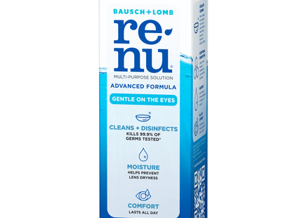 Renu MultiPlus Advanced Formula, Contact Lens Solution, Travel Pack, 2 Fl Oz (Pack Of 6)