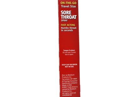 Chloraseptic Sore Throat Spray Pocket Pump, Cherry 0.67 Ounce 20 Ml Bottle (Pack Of 12)