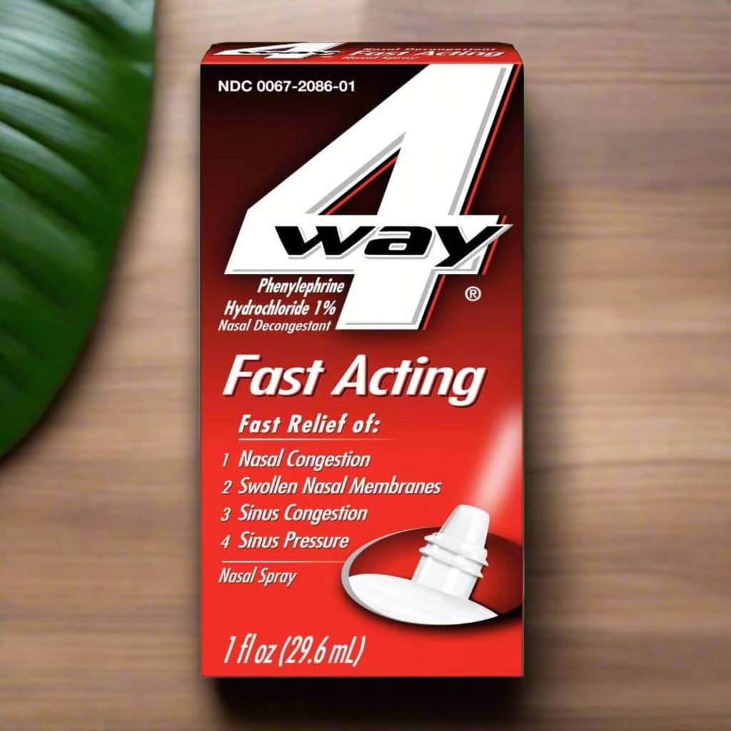 Fast Over Spray 4Way Fast Acting Nasal Spray for Sinus Congestion Relief – High Mart