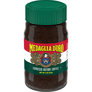 Medaglia d'Oro Style Instant Double Roast Italian Espresso Coffee, Decaffeinated, 2 Ounces (Pack Of 1)