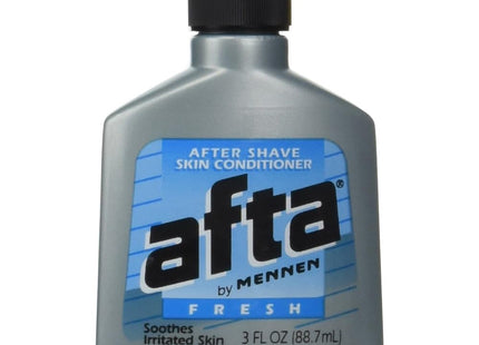 Mennen Afta Aftershave Lotion and Skin Conditioner, Fresh Scent, After Shave Condition, 3 Ounce (Pack Of 6)