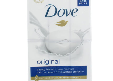 Dove Original White Moisturizer Cream Beauty Bars, Gentle for Soft Skin 3.17 Oz, 6 Bar Each (Pack Of 1)