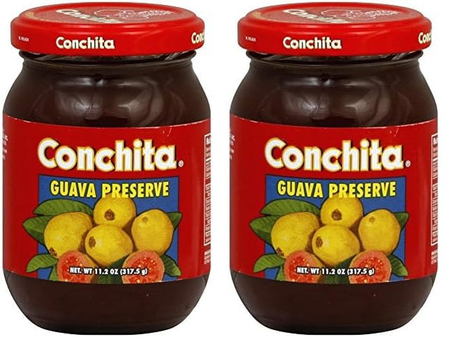 Conchita Guava Preserve, Perfectly Sweet, Glass Jar, Topping for crackers, muffins, pancakes, sandwich1, 11.2 Ounce (Pack Of 2)