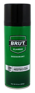 Brut Protection Trimax Original Fragrance Deodorant Spray, Classic Scent, Unisex, 10 Ounce (Pack Of 12)